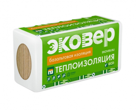 Минеральная вата Эковер Лайт Универсал 28 кг/м3 1000х600х100 мм х 4 шт (0,24 м3/упак; 2,4 м2/упак), упак